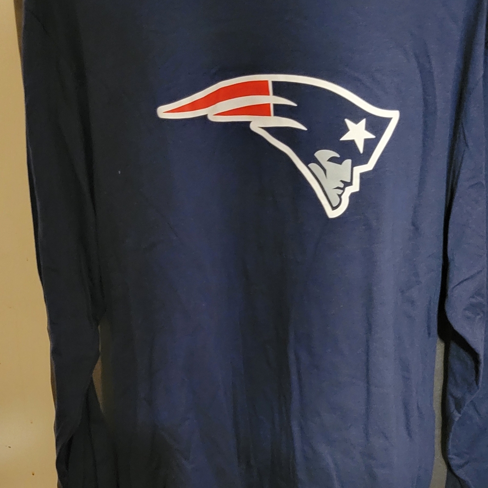 Men's Blue Patriots Long Sleeve Shirt
